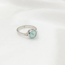 Load image into Gallery viewer, Ring Miss Blue Agate Dot