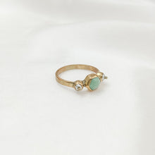 Load image into Gallery viewer, Ring Antique Turquoise Hexagon
