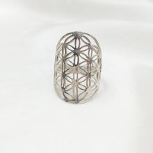 Load image into Gallery viewer, Ring Flower of Life Mandala