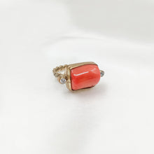 Load image into Gallery viewer, Ring Antique Red Coral
