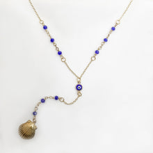 Load image into Gallery viewer, Necklace Shell Crystal Chain