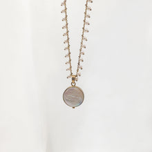 Load image into Gallery viewer, Necklace Freyja Pearl Full Moon