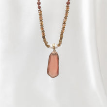 Load image into Gallery viewer, Necklace Rudraksha Pendant Crystal