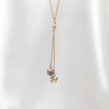 Load image into Gallery viewer, Necklace Mini Stone with Charm