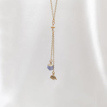 Load image into Gallery viewer, Necklace Mini Stone with Charm