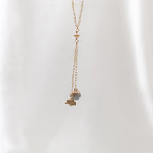 Load image into Gallery viewer, Necklace Mini Stone with Charm