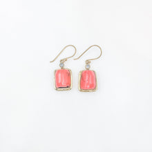 Load image into Gallery viewer, Earring Coral Zircon
