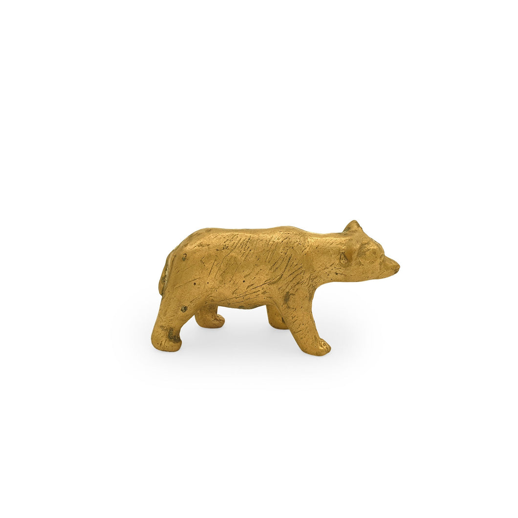 Brass Decor Wild Bear