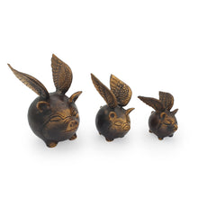 Load image into Gallery viewer, Brass Decor Fairy Pig