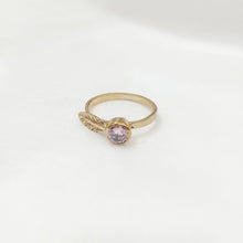 Load image into Gallery viewer, Ring Forest Leaf Zircon