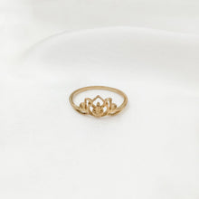 Load image into Gallery viewer, Ring India Half Lotus Flower