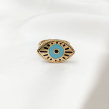 Load image into Gallery viewer, Ring Resin Tribal Eye