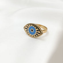 Load image into Gallery viewer, Ring Resin Tribal Eye