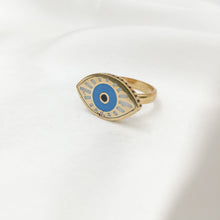 Load image into Gallery viewer, Ring Resin Tribal Eye