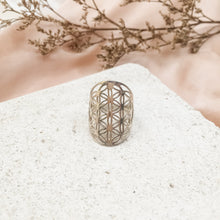 Load image into Gallery viewer, Ring Flower of Life Mandala