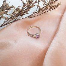 Load image into Gallery viewer, Ring Forest Leaf Zircon