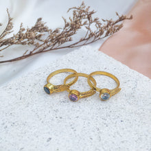 Load image into Gallery viewer, Ring Forest Leaf Zircon