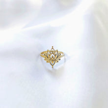 Load image into Gallery viewer, Ring India Lotus Flower