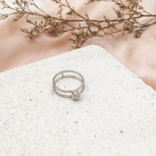 Load image into Gallery viewer, Ring Miss Double Moonstone