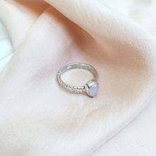 Load image into Gallery viewer, Ring Drop Rose Quartz