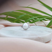 Load image into Gallery viewer, Ring Pearl Full Moon 925 Silver Handmade Jewellery
