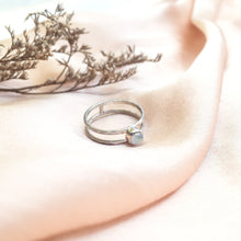 Load image into Gallery viewer, Ring Miss Double Moonstone