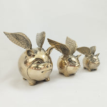 Load image into Gallery viewer, Brass Decor Fairy Pig
