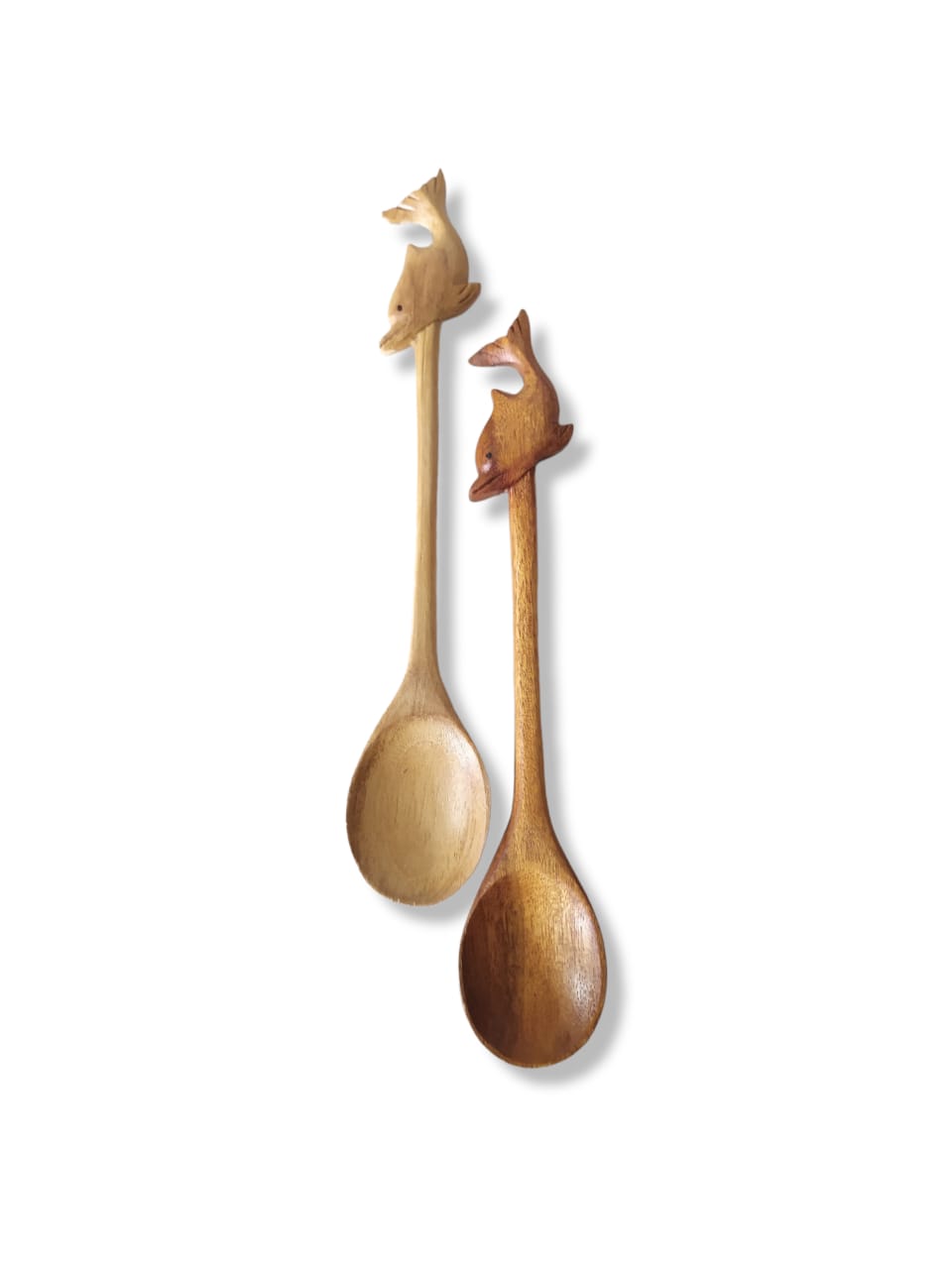 Wooden Spoon Dolphin Handle