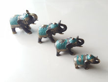 Load image into Gallery viewer, Brass Decor Elephant Dreaming of India
