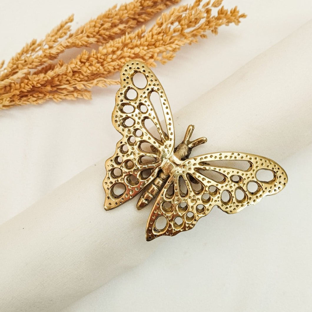 Brass Decor Happy Butterfly