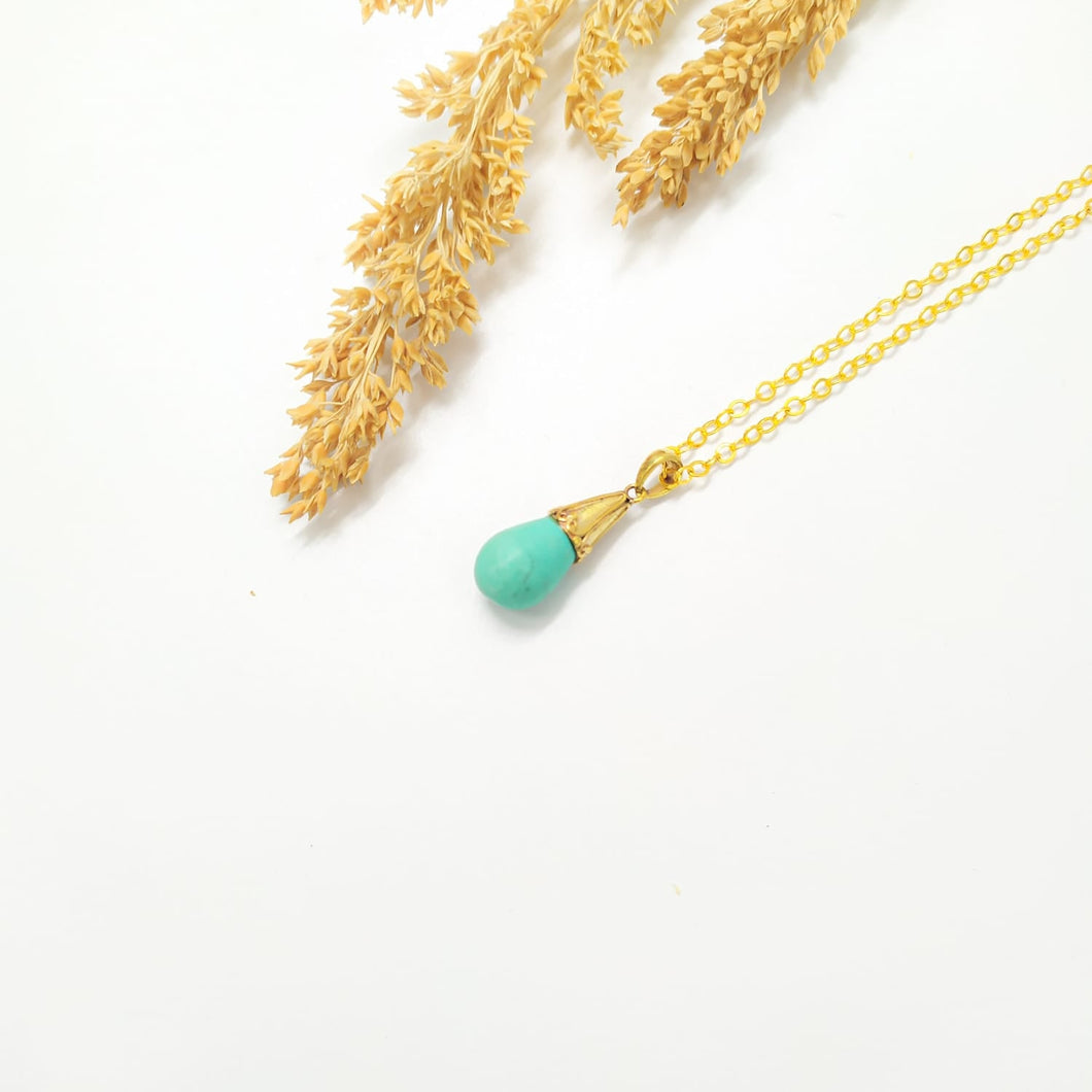 Necklace Turquoise Drop