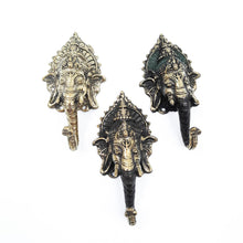 Load image into Gallery viewer, Brass Hook Ganesha Small
