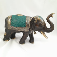 Load image into Gallery viewer, Brass Decor Elephant Jumbo
