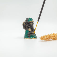 Load image into Gallery viewer, Brass Incense Holder Ganesha
