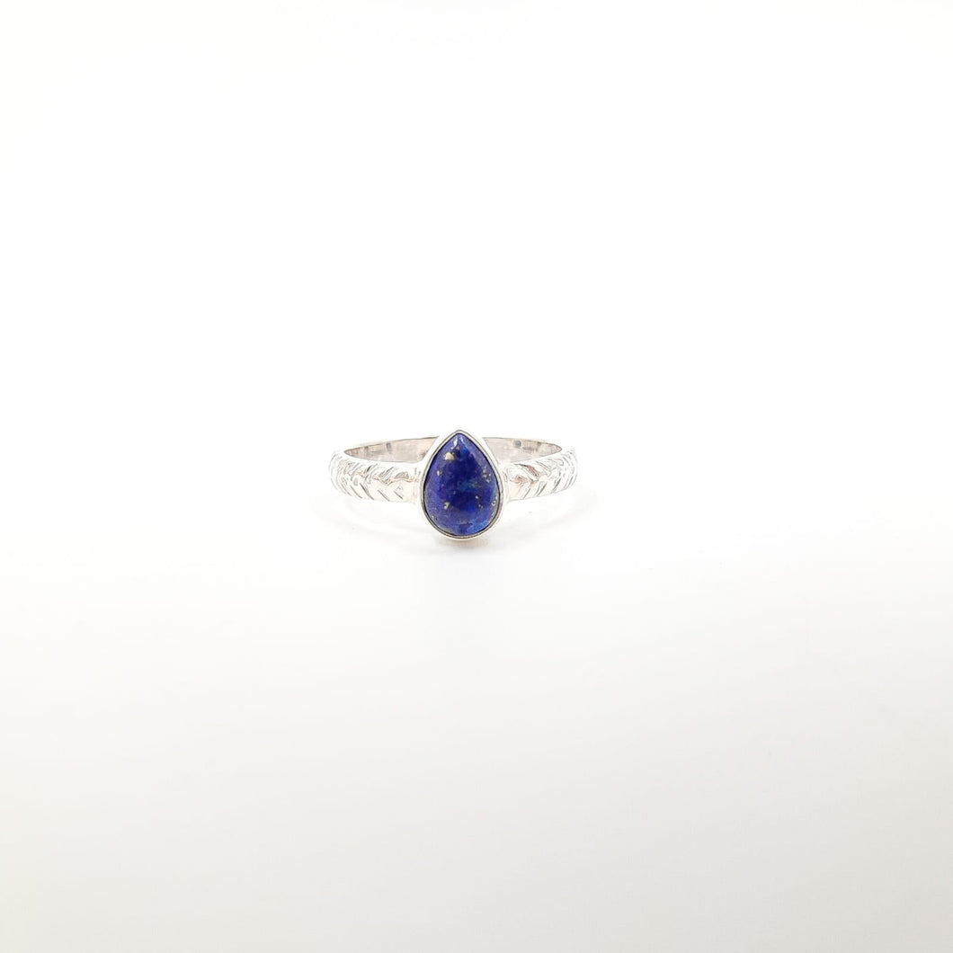 Ring Drop Lapiz Lazuli