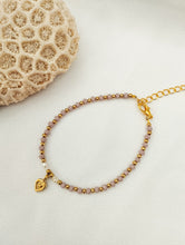 Load image into Gallery viewer, Bracelet Crystal Pearl and Charm

