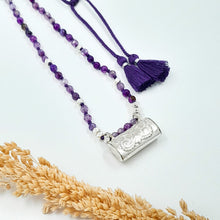 Load image into Gallery viewer, Necklace Yoga Box Silver
