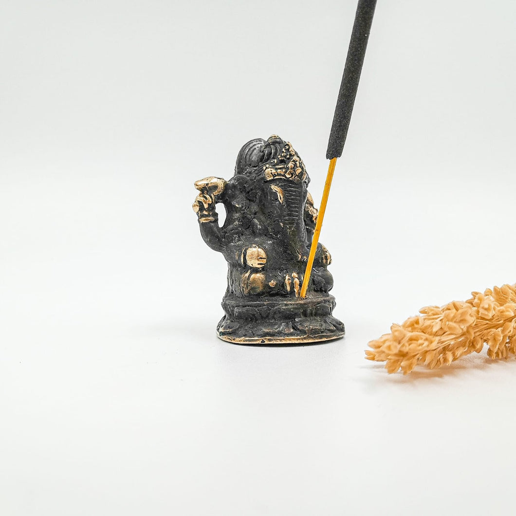 Brass Incense Holder Ganesha