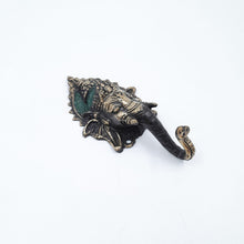 Load image into Gallery viewer, Brass Hook Ganesha Small
