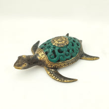 Load image into Gallery viewer, Brass Decor Antique Kerawang Turtle
