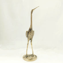 Load image into Gallery viewer, Brass Decor Crane Bird
