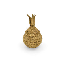 Load image into Gallery viewer, Brass Decor Small Pineapple Box
