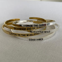 Load image into Gallery viewer, Bracelet Brass Quote 15 Cm

