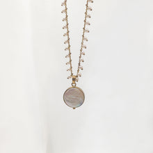Load image into Gallery viewer, Necklace Freyja Pearl Full Moon
