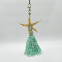 Load image into Gallery viewer, Keychain Starfish Tassel
