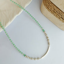 Load image into Gallery viewer, Necklace Choker Crystal Silver Line
