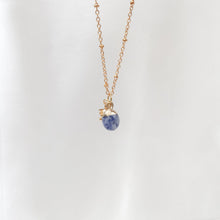 Load image into Gallery viewer, Necklace Round Mini Stone with Charm
