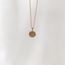 Load image into Gallery viewer, Necklace Small Signet Sun
