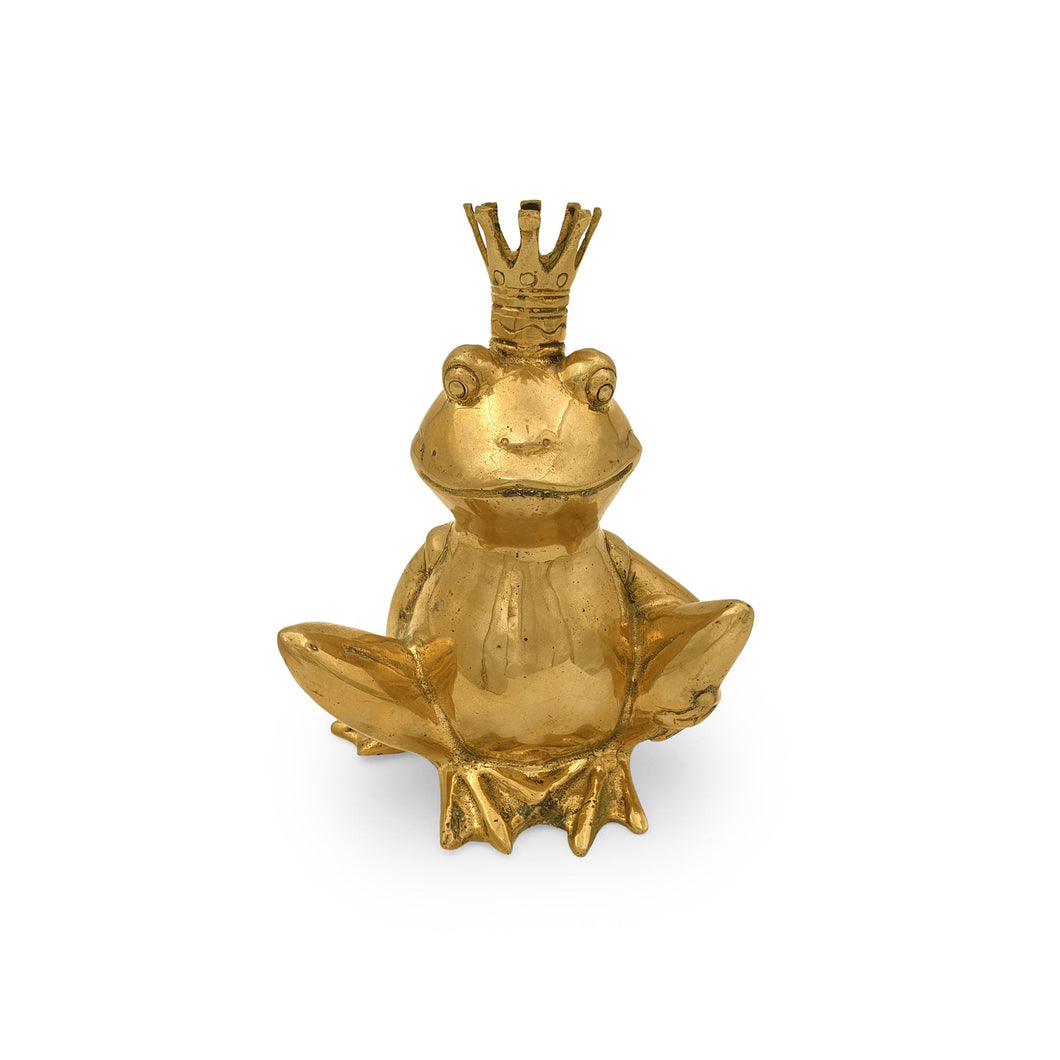 Brass Decor Fairy Frog Prince