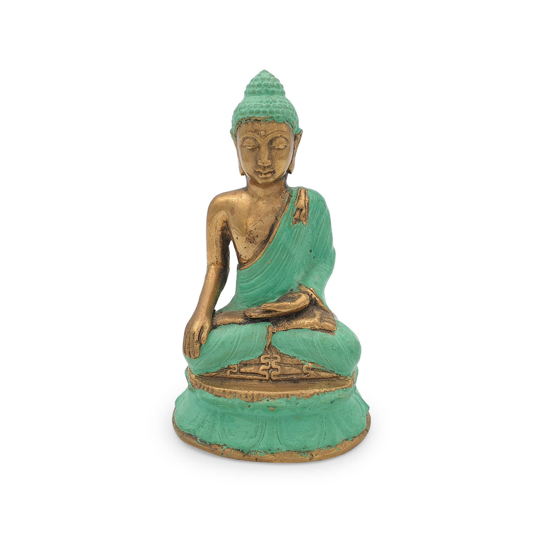 Brass Decor Vivid Mediating Buddha